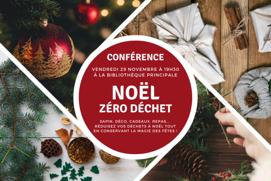 Agenda : Conférence "Noël et le Zéro Déchet" le 29 novembre 2024